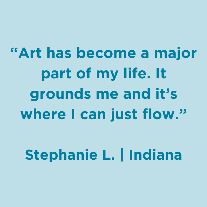 Artwork by Stephanie L., Indiana